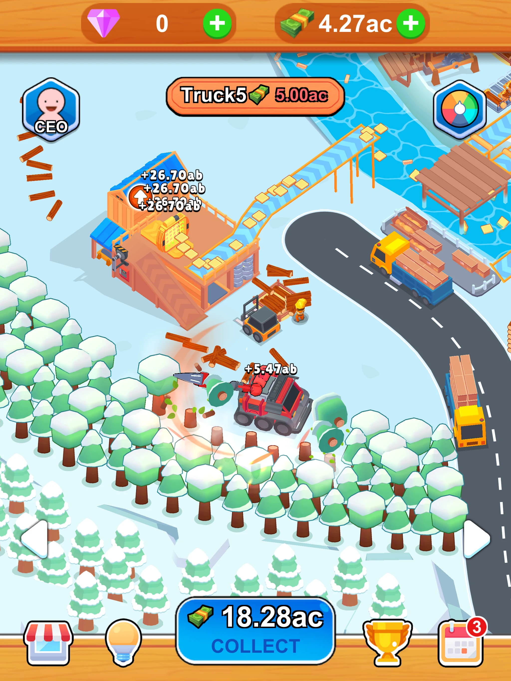 Idle Lumber Factory screenshot