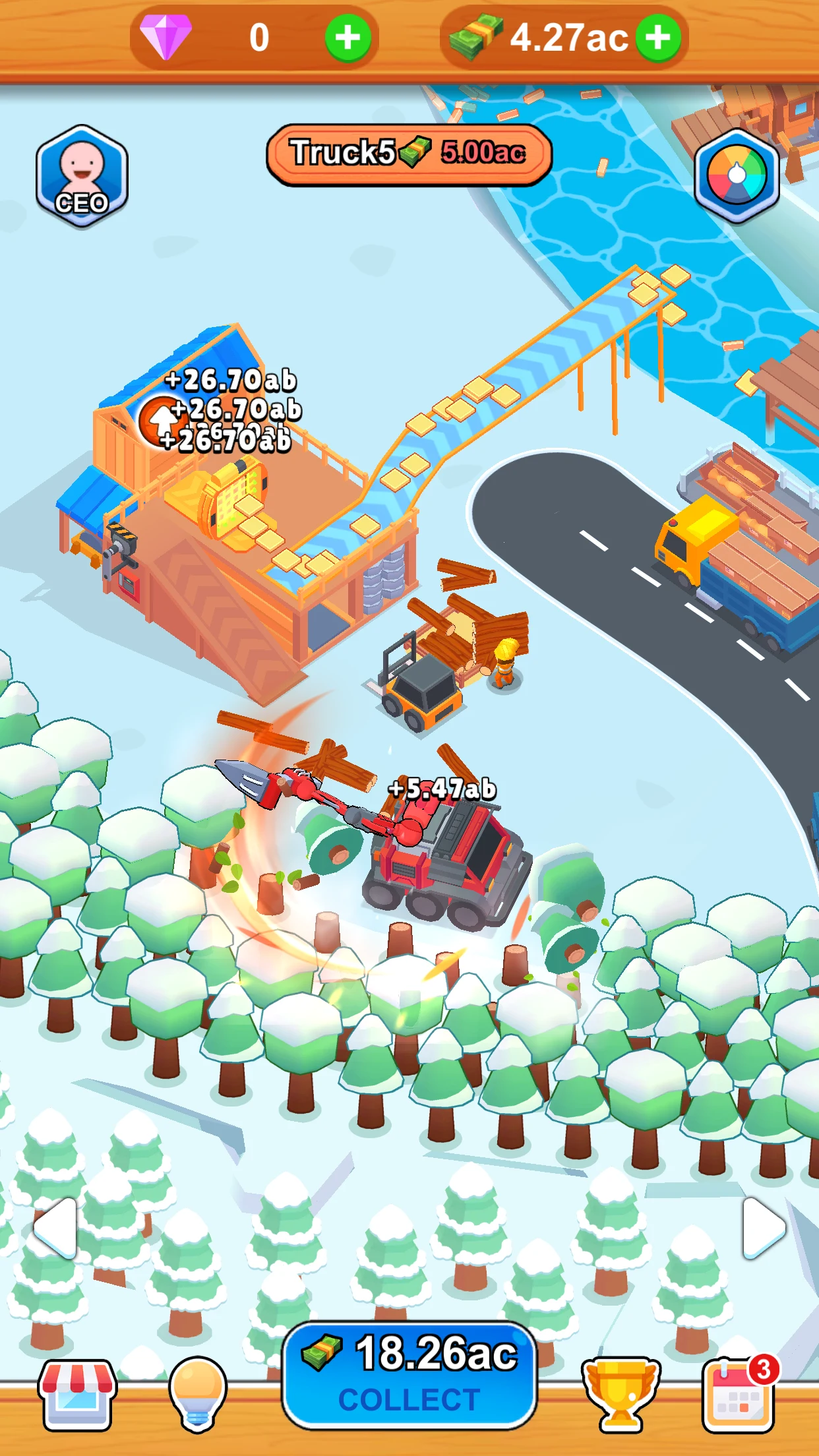 Idle Lumber Factory screenshot