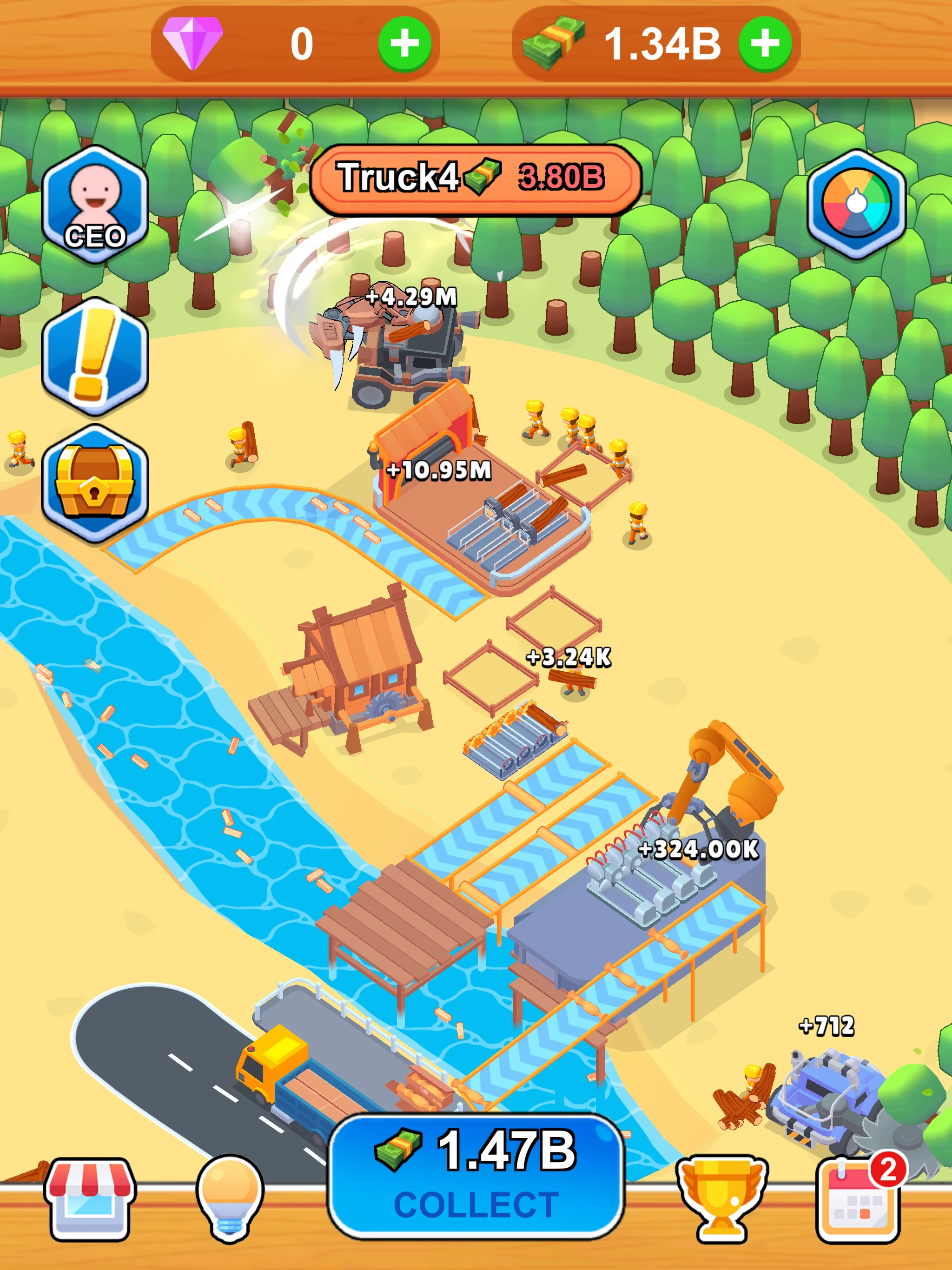 Idle Lumber Factory screenshot