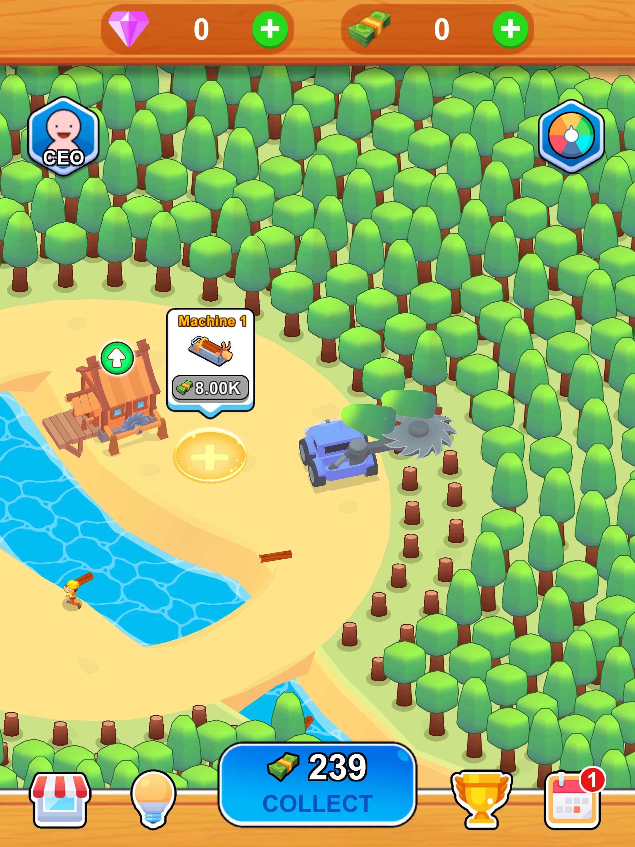 Idle Lumber Factory screenshot